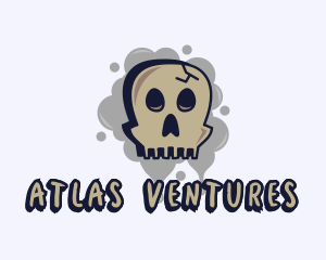 Skull Graffiti Art logo design