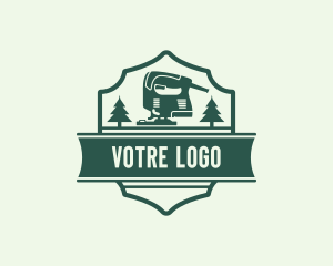 Woodworking - Woodworking Carpentry Tool logo design