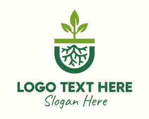 Mangrove - Nature Forestation Planting logo design