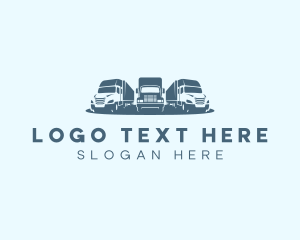 Logistics - Fleet Trucking Vehicle logo design