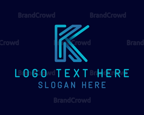 Generic Letter K Company Logo
