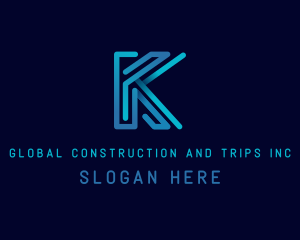 Generic Letter K Company logo design