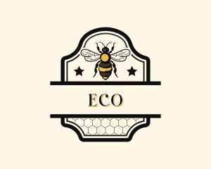 Natural Honey Bee  logo design