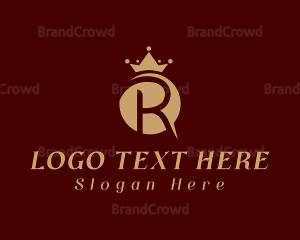 Royal Crown Letter R Logo