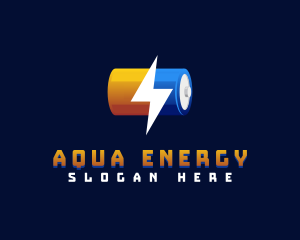 Energy Power Battery logo design