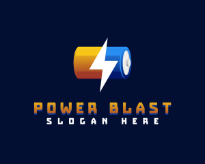 Energy Power Battery logo design