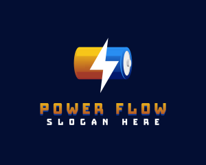 Energy Power Battery logo design