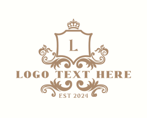 Boutique - Elegant Royal Shield logo design