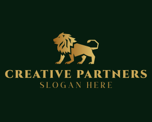 Finance Lion Trading logo design