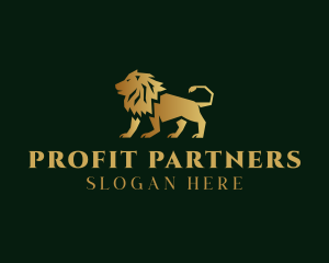 Finance Lion Trading logo design