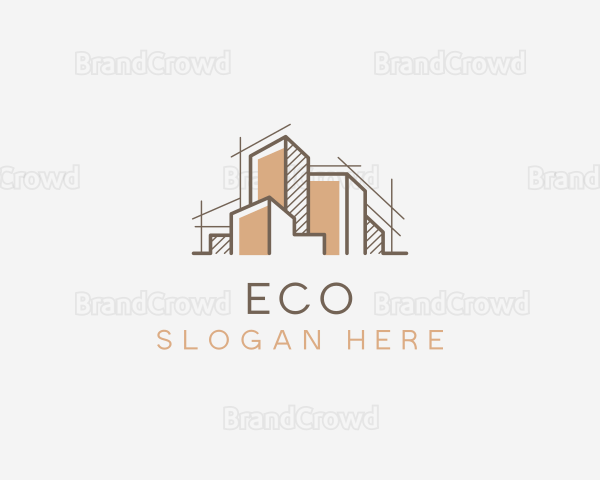 Building Architect Contractor Logo