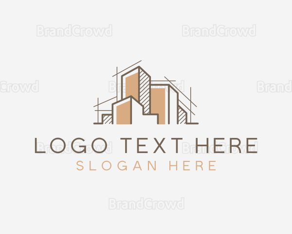 Building Architect Contractor Logo