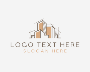 Architect - Building Architect Contractor logo design