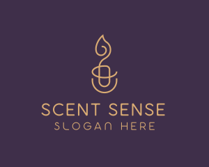 Scented Candle Decoration logo design