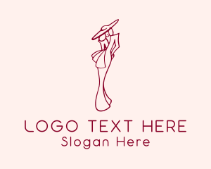 Lady - Woman Fashion Boutique logo design