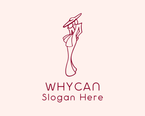 Woman Fashion Boutique Logo