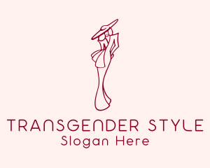 Woman Fashion Boutique logo design