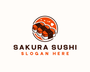 Hawaii Spam Musubi logo design