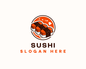 Hawaii Spam Musubi logo design