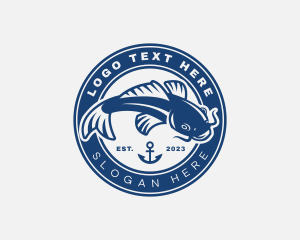 Aquarium - Catfish Seafood Restaurant logo design
