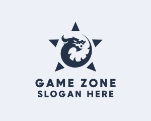 Star Dragon Gamer logo design