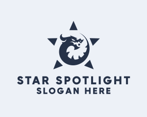 Star Dragon Gamer logo design