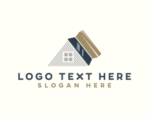 Lines - Trowel Plastering Handyman logo design