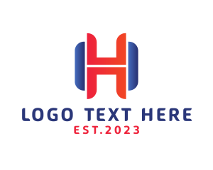 Supermarket Shopping Letter H Logo