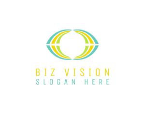 Visual Lemon Eye  logo design