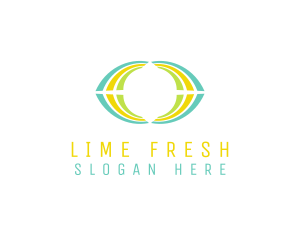 Lime - Visual Lemon Eye logo design