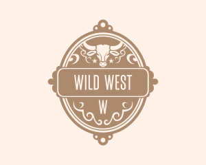 Western - Bull Western Rodeo logo design