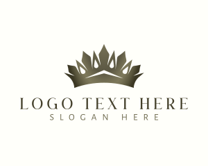 Pageant - Elegant Royal Crown logo design