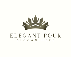 Elegant Royal Crown logo design