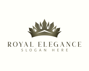 Elegant Royal Crown logo design