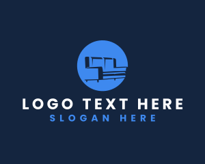 Upholstery - Sofa Seat Furniture logo design