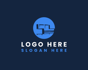 Upholstery - Sofa Seat Furniture logo design