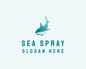 Ocean Shark Seafood  logo design