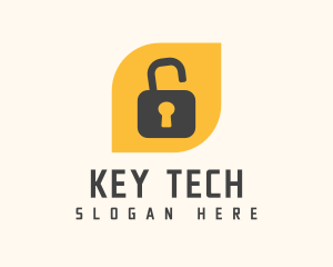 Unlock Padlock Locksmith logo design