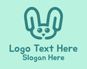 Mascot - Cute Rabbit Stuffed Toy logo design
