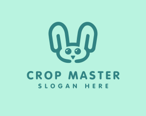 Cute Rabbit Stuffed Toy logo design