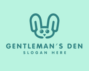 Cute Rabbit Stuffed Toy logo design