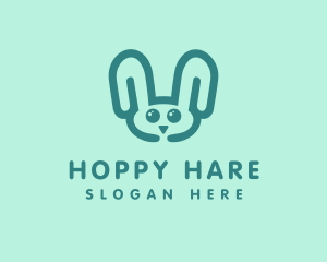 Rabbit - Cute Rabbit Stuffed Toy logo design