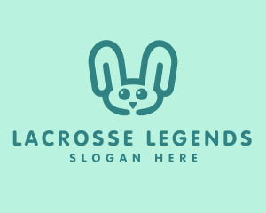 Cute Rabbit Stuffed Toy logo design