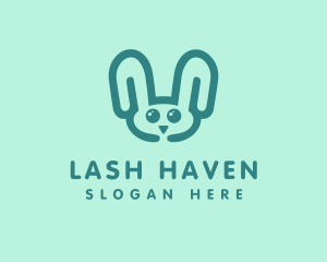 Cute Rabbit Stuffed Toy logo design