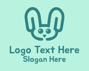 Hare - Cute Rabbit Stuffed Toy logo design