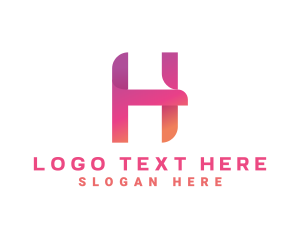 Modern Gradient Letter H Logo