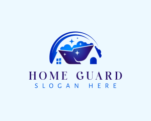 Housekeeping Home Cleaning logo design