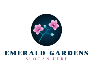 Elegant Orchid Boutique logo design