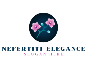 Elegant Orchid Boutique logo design