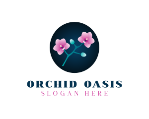 Elegant Orchid Boutique logo design